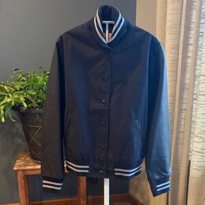 Champion Processed Sportswear + Todd Snyder New York Black Varsity Jacket